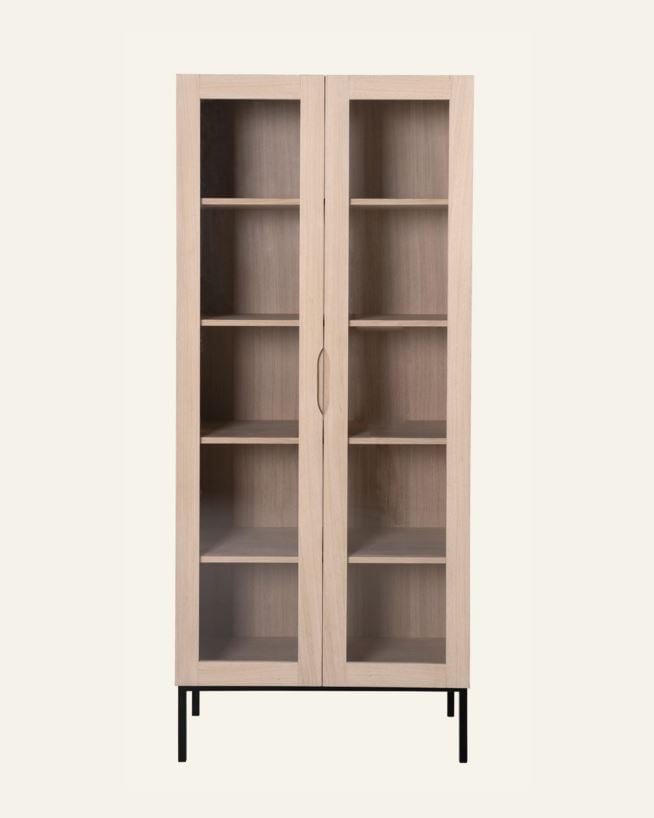 Skap natur - 75x40x175 cm natur - 1