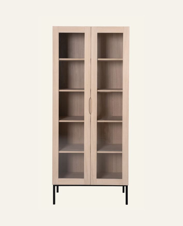 Skap natur - 75x40x175 cm natur - 1