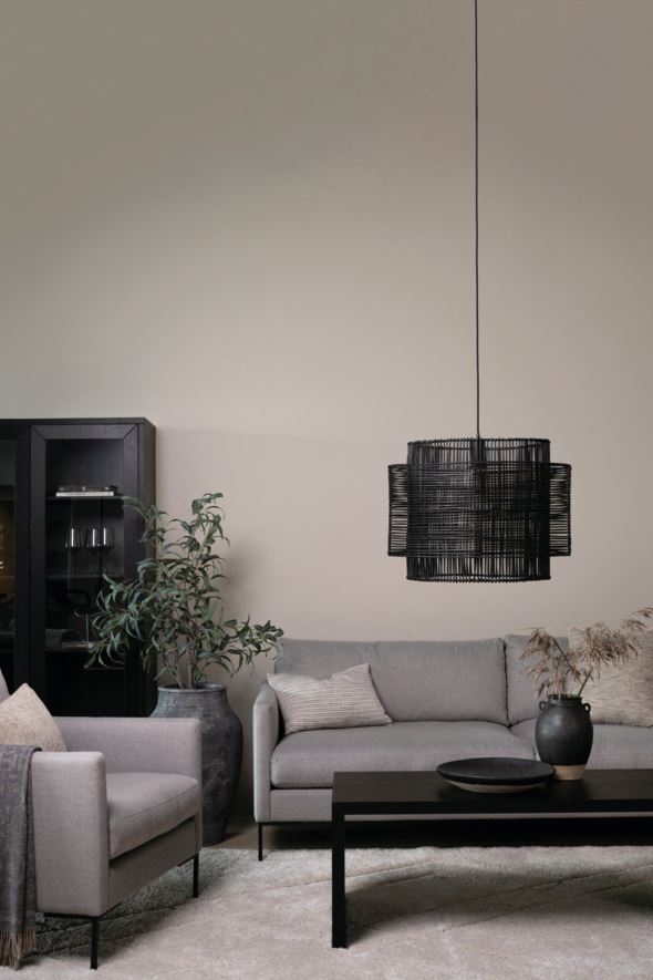 3 seter sofa lys grå - 4