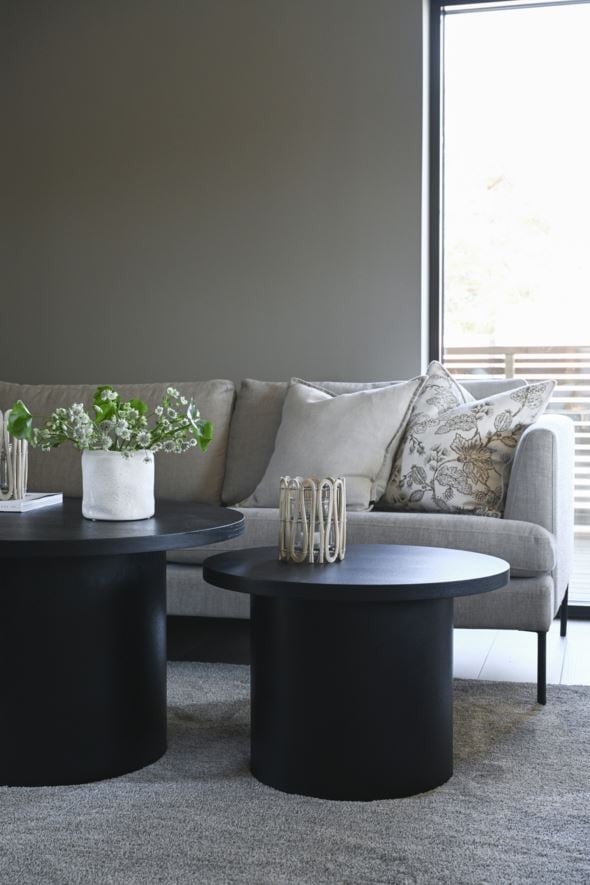 Sofabord svart - 60x60x41 cm ø 60 svart - 1