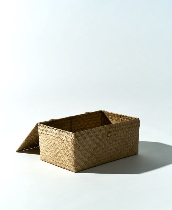 Oppbevaringskurv natur - 6