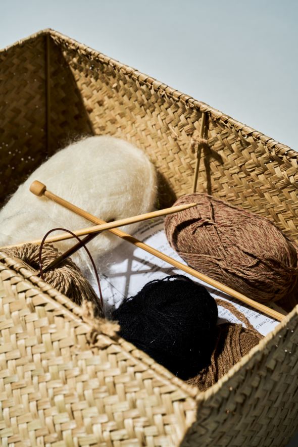 Oppbevaringskurv natur - 2