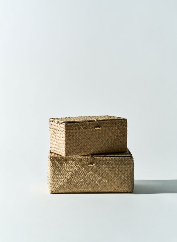 Oppbevaringskurv natur - 5
