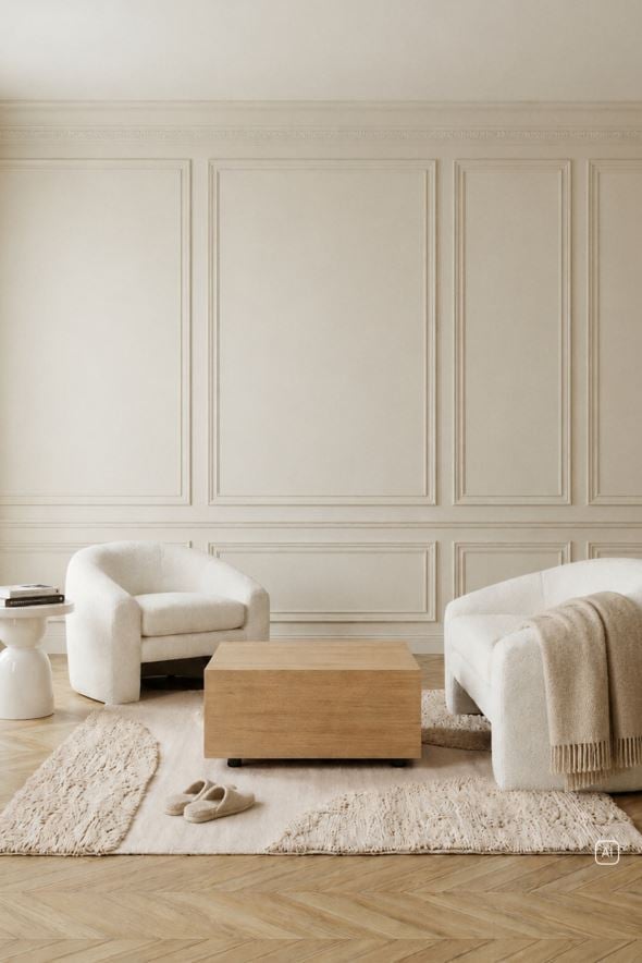 Loungestol hvit - 2