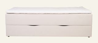 Kid Odine Seng Med Oppbevaring Beige 90x200x59 cm