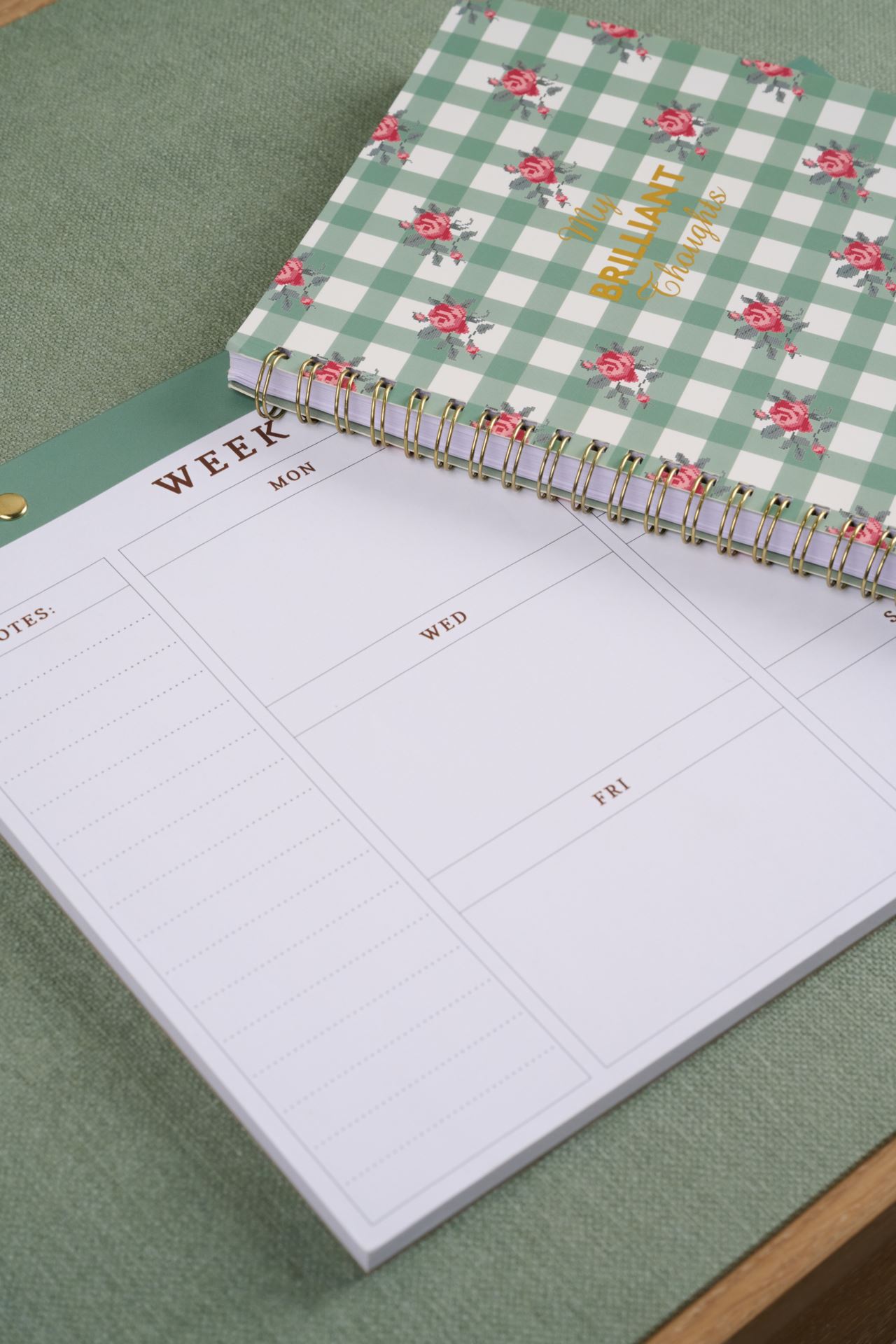 Notatbok a5 multi grønn - 2