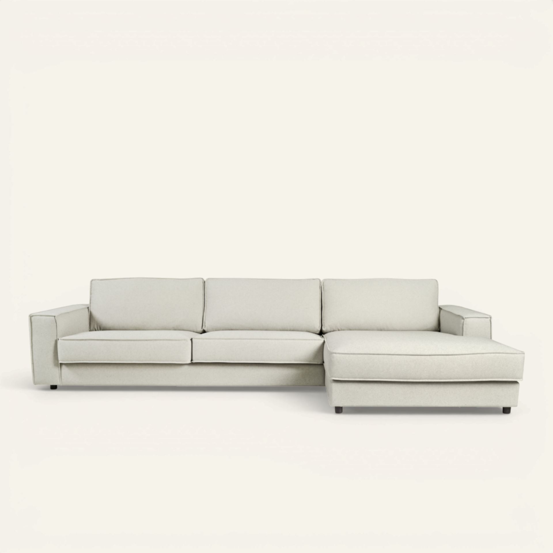 Sofa sjeselong høyre natur - 315x156x79 cm natur - 1