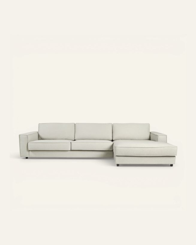 Sofa sjeselong høyre natur - 315x156x79 cm natur - 1