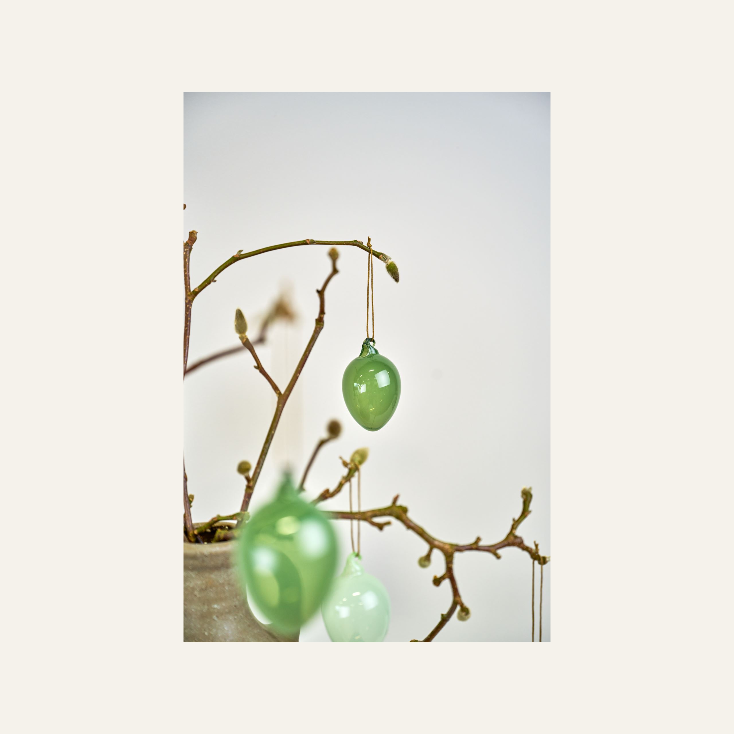 Pynt lys grønn - 2