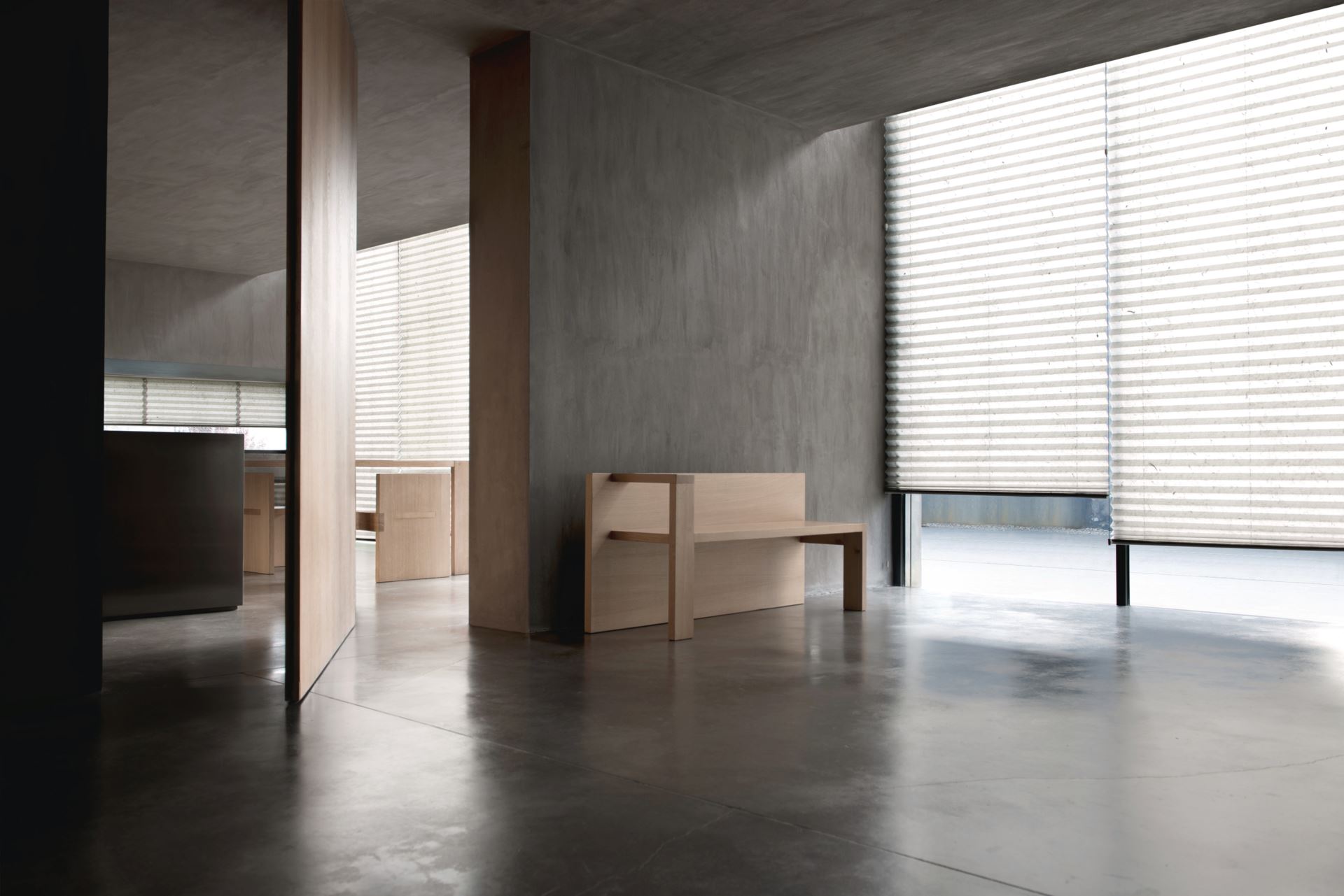 Premium enkel plissegardin med snortrekk 25 mm multi - 2