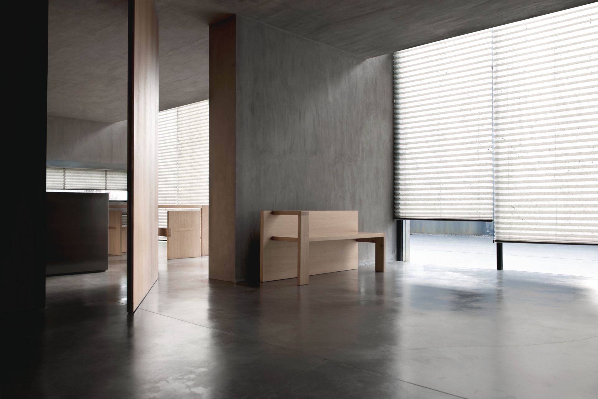 Premium enkel plissegardin med snortrekk 25 mm multi - 2