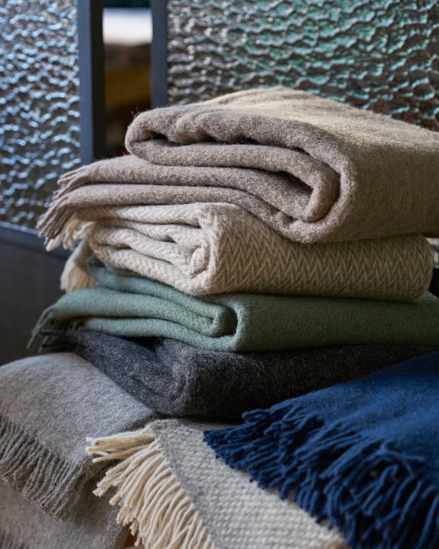 Ullpledd lys brun - 5