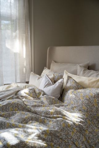 Kid Anina Flanell Sengesett Multi Gul 140x200 cm