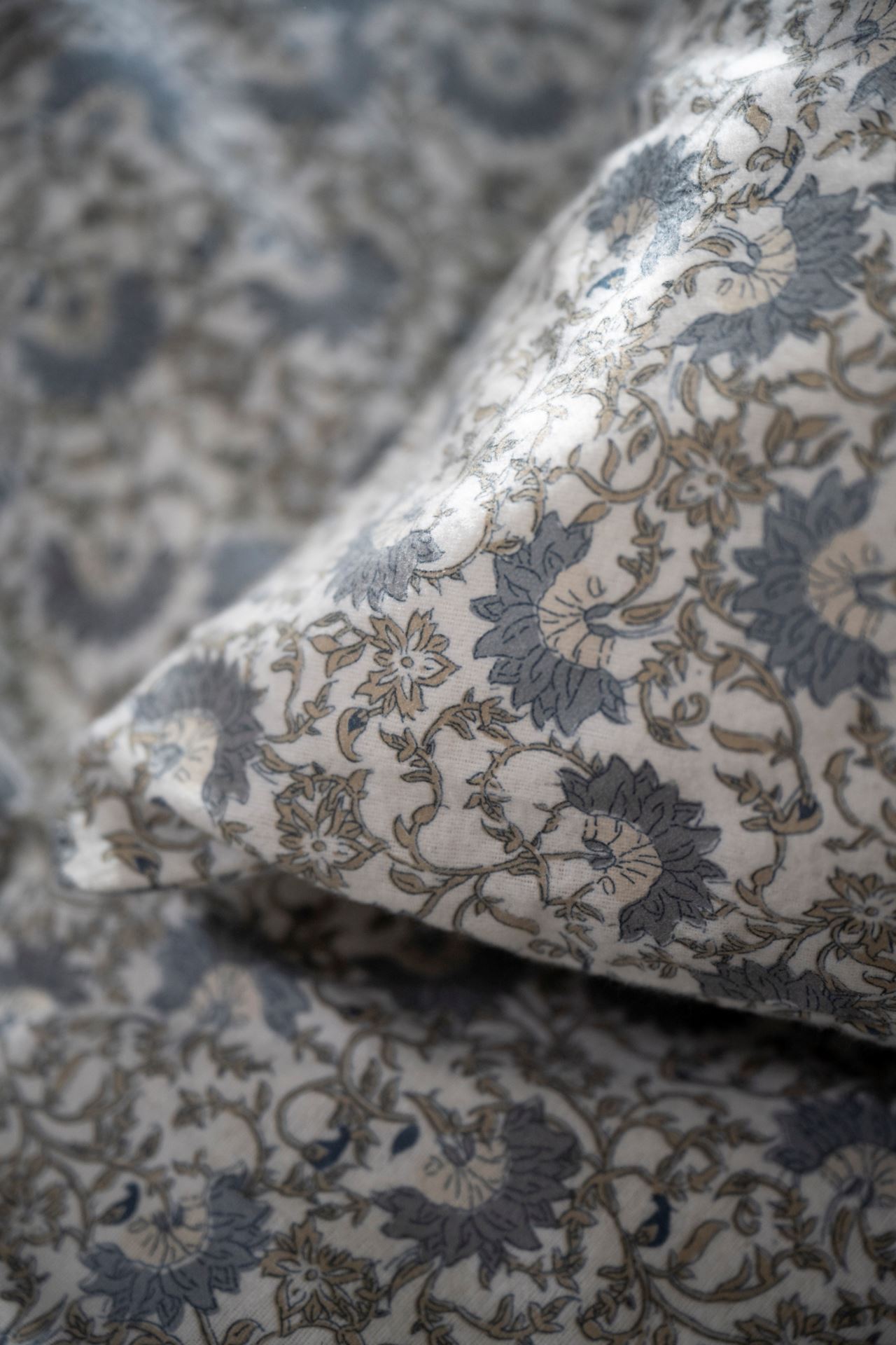 Flanell sengesett              multi blå - 3