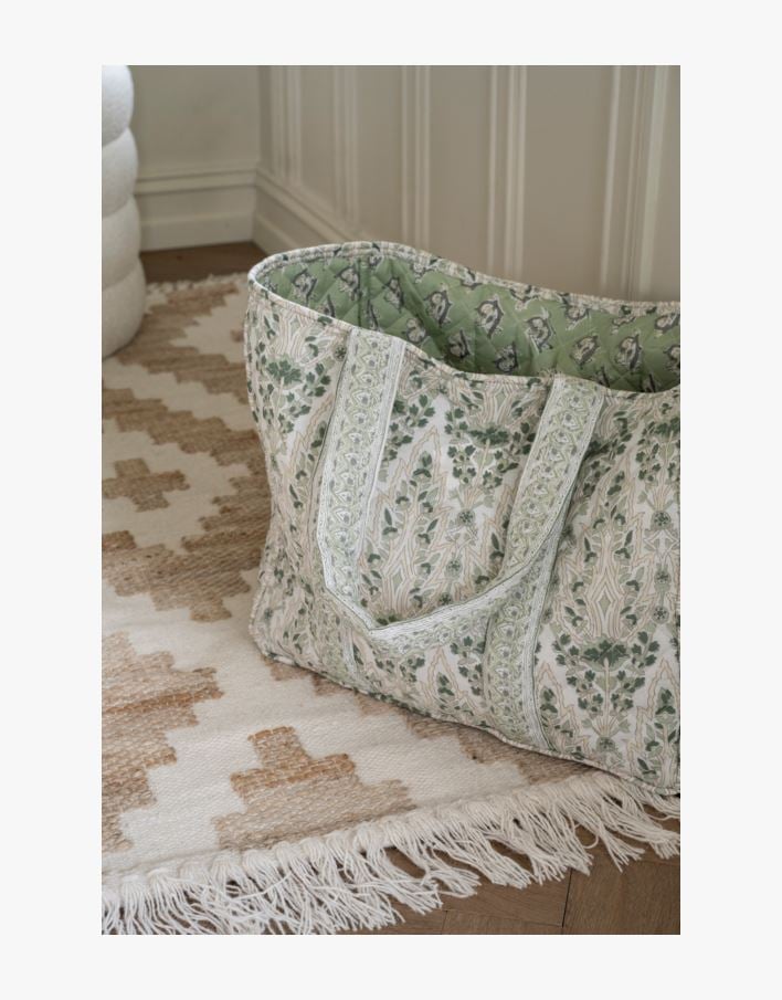 Liten tote bag multi grønn - 30x40 cm multi grønn - 1