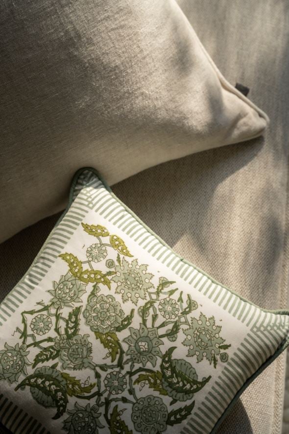 Pynteputetrekk lys beige - 50x50 cm lys beige - 1