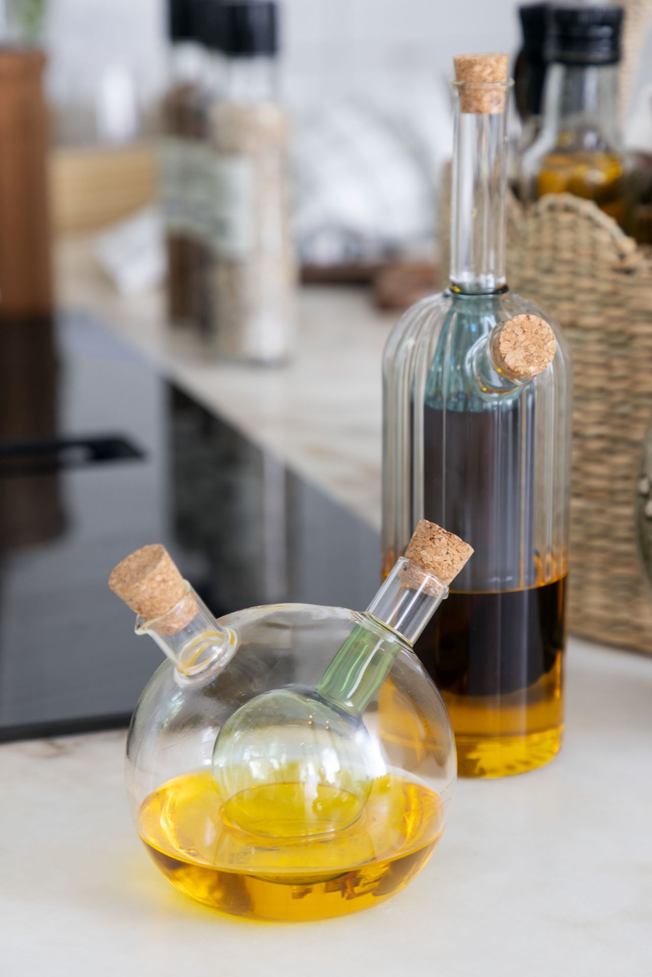 Olje+eddik flaske grønn - 2