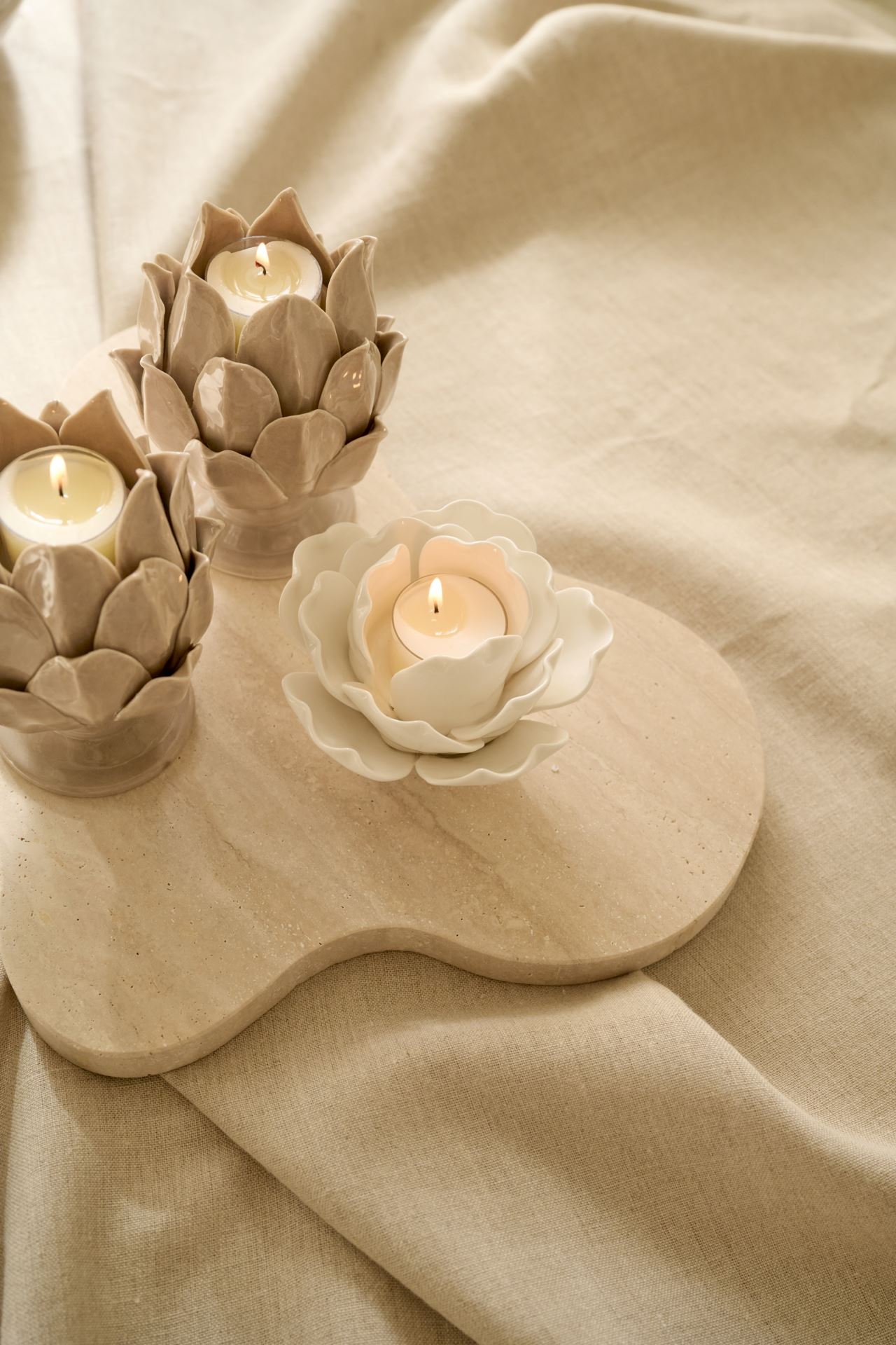 Telysholder beige - 3