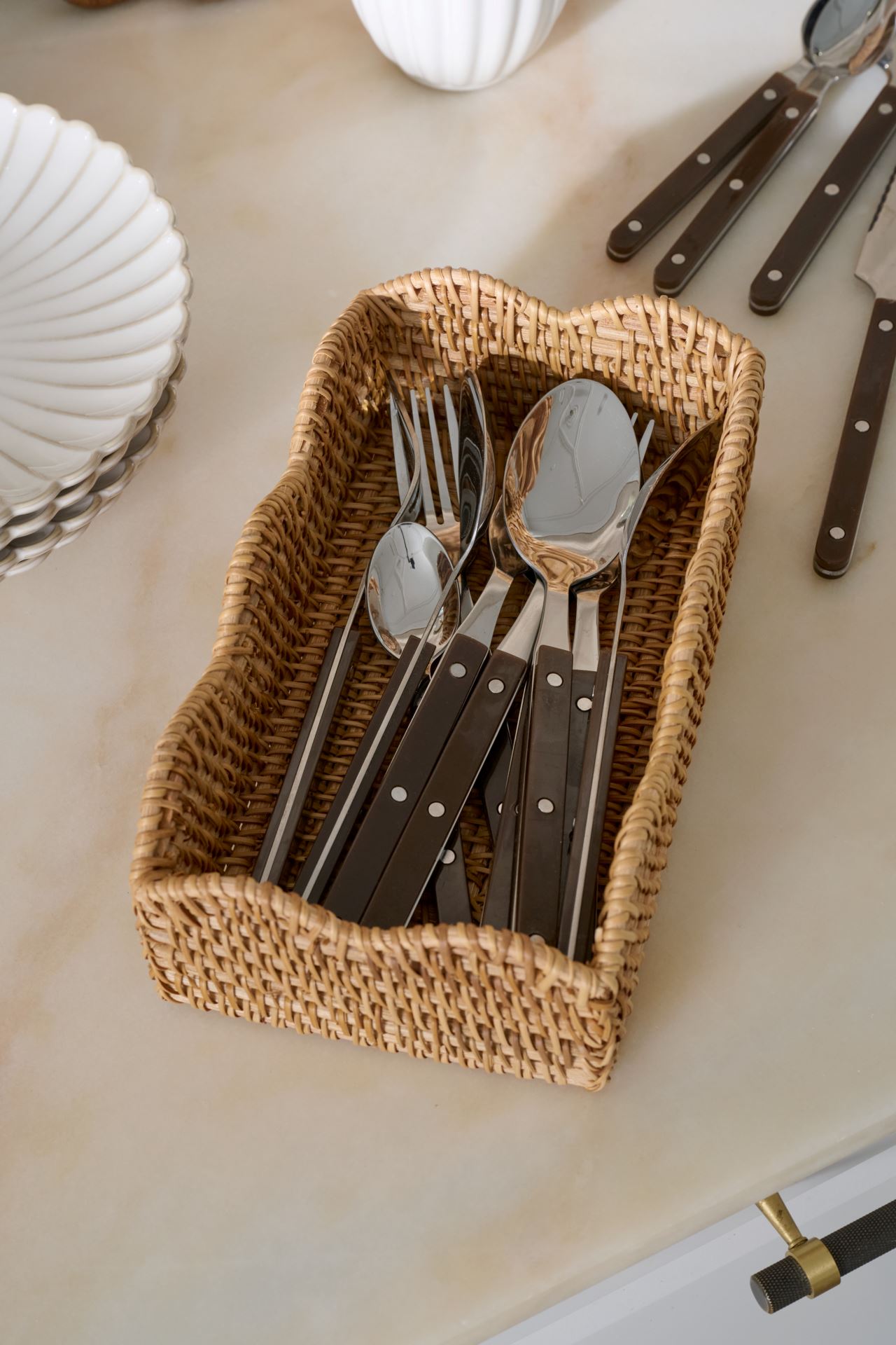 Serviettkurv natur - 4
