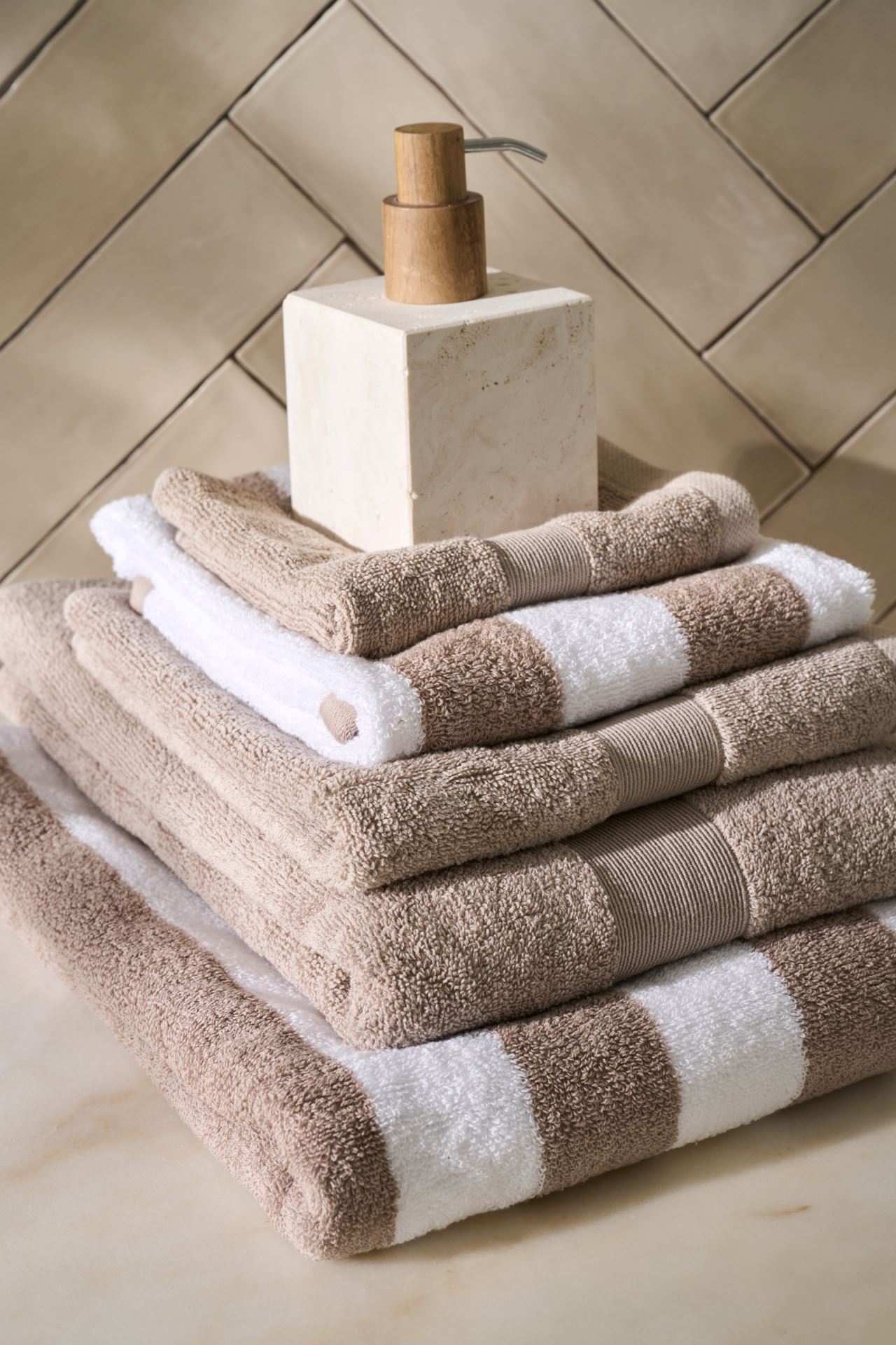 Såpedispenser beige - 5