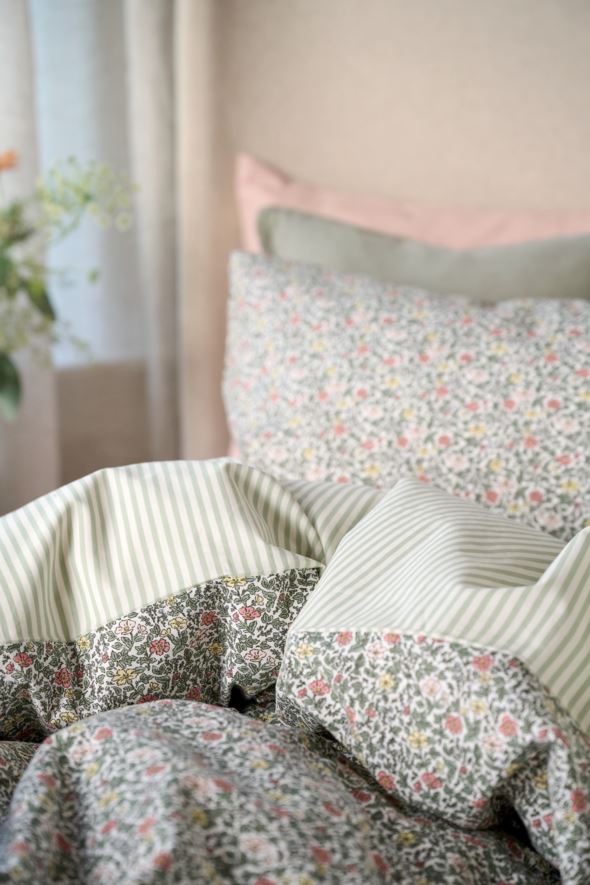 Bomull sengesett multi - 3