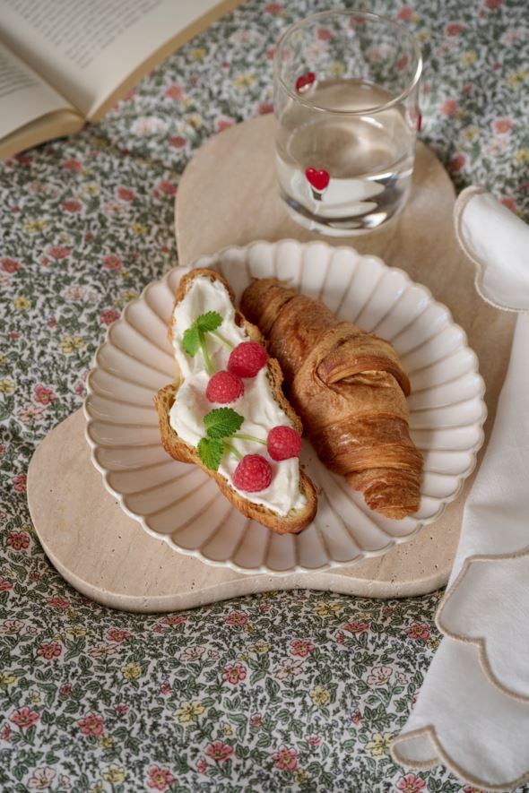Frokosttallerken hvit - 3