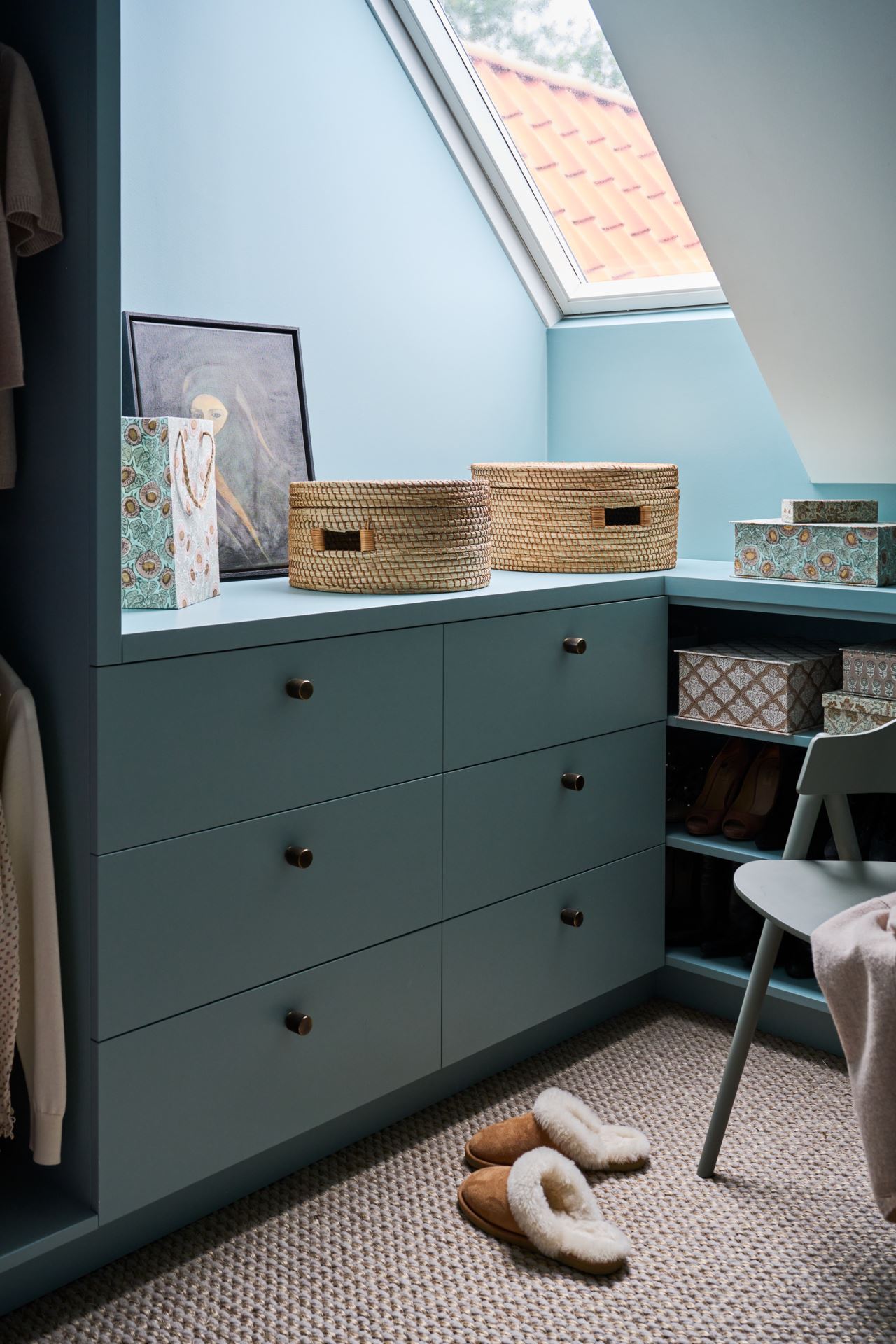 Skinntøfler brun - 4