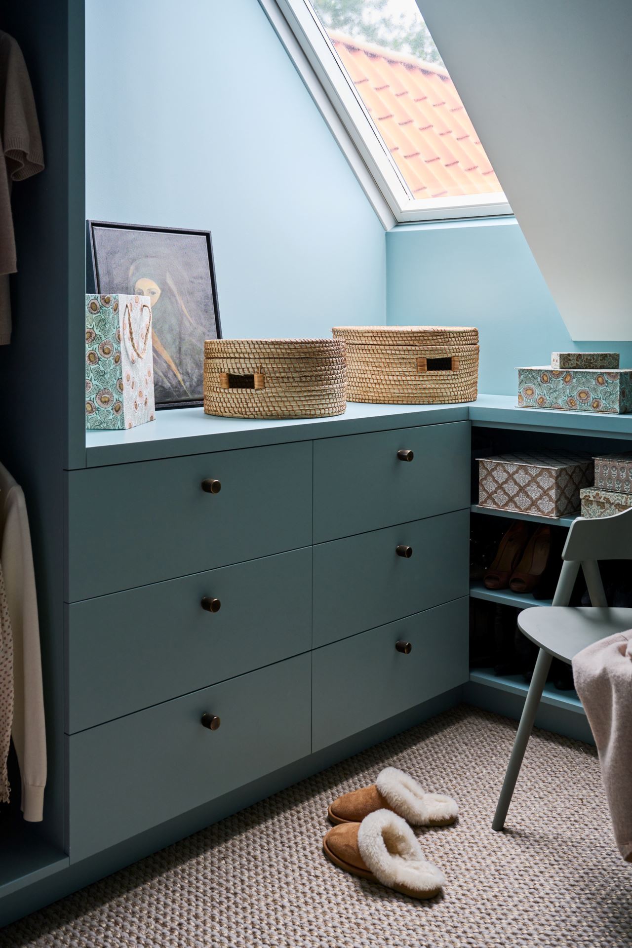 Skinntøfler brun - 4