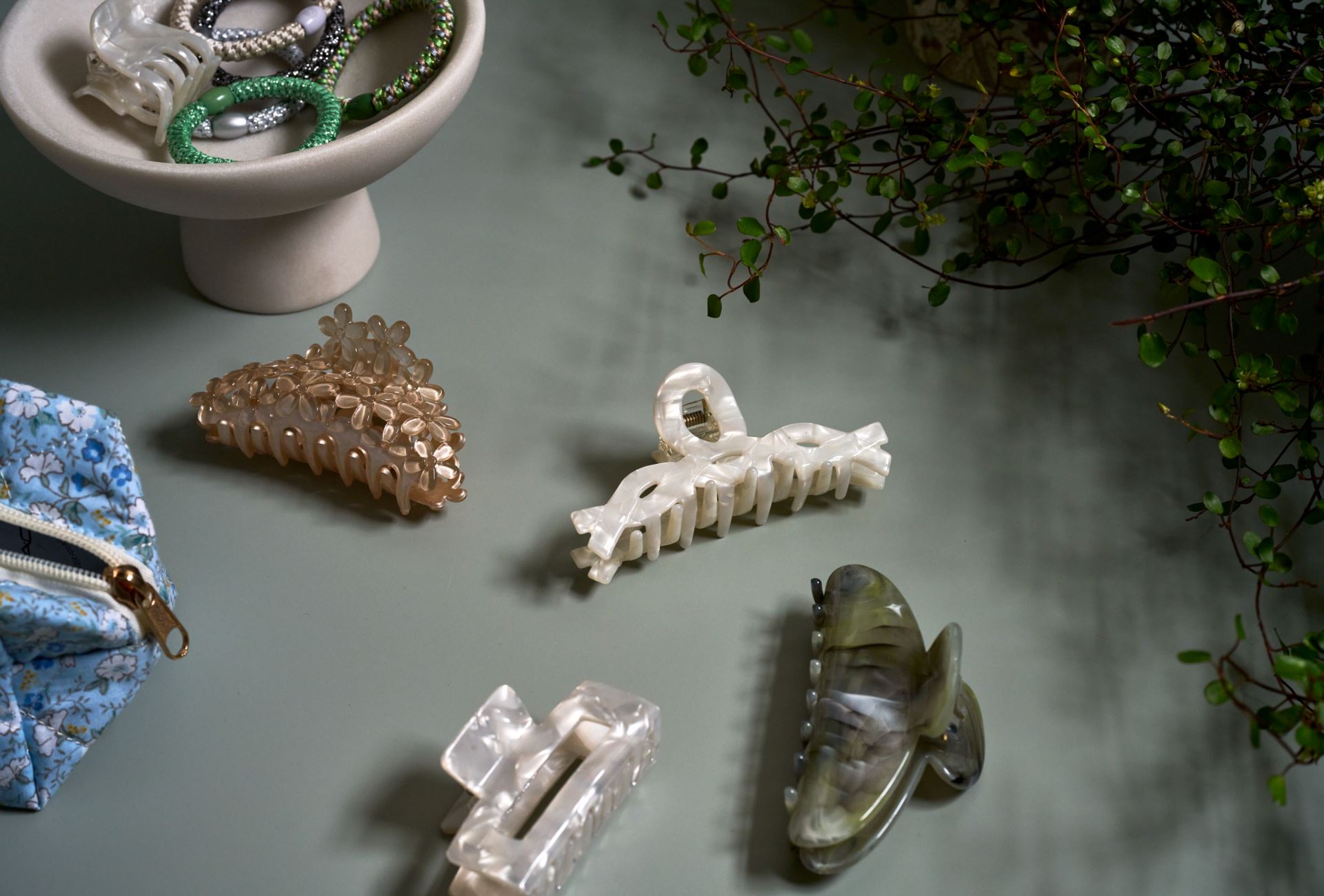 Hårklype offwhite - 5