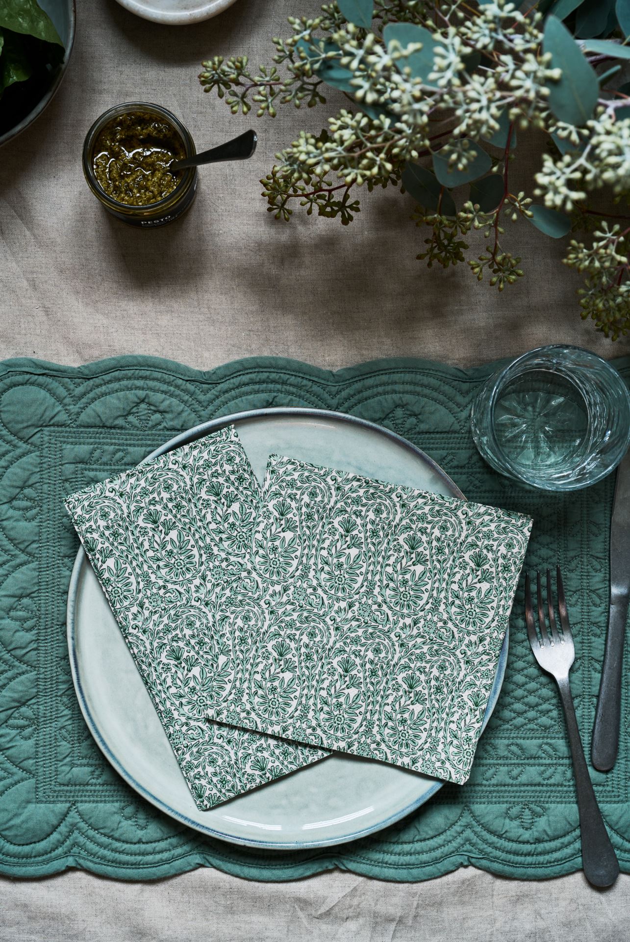 Papirservietter multi grønn - 4