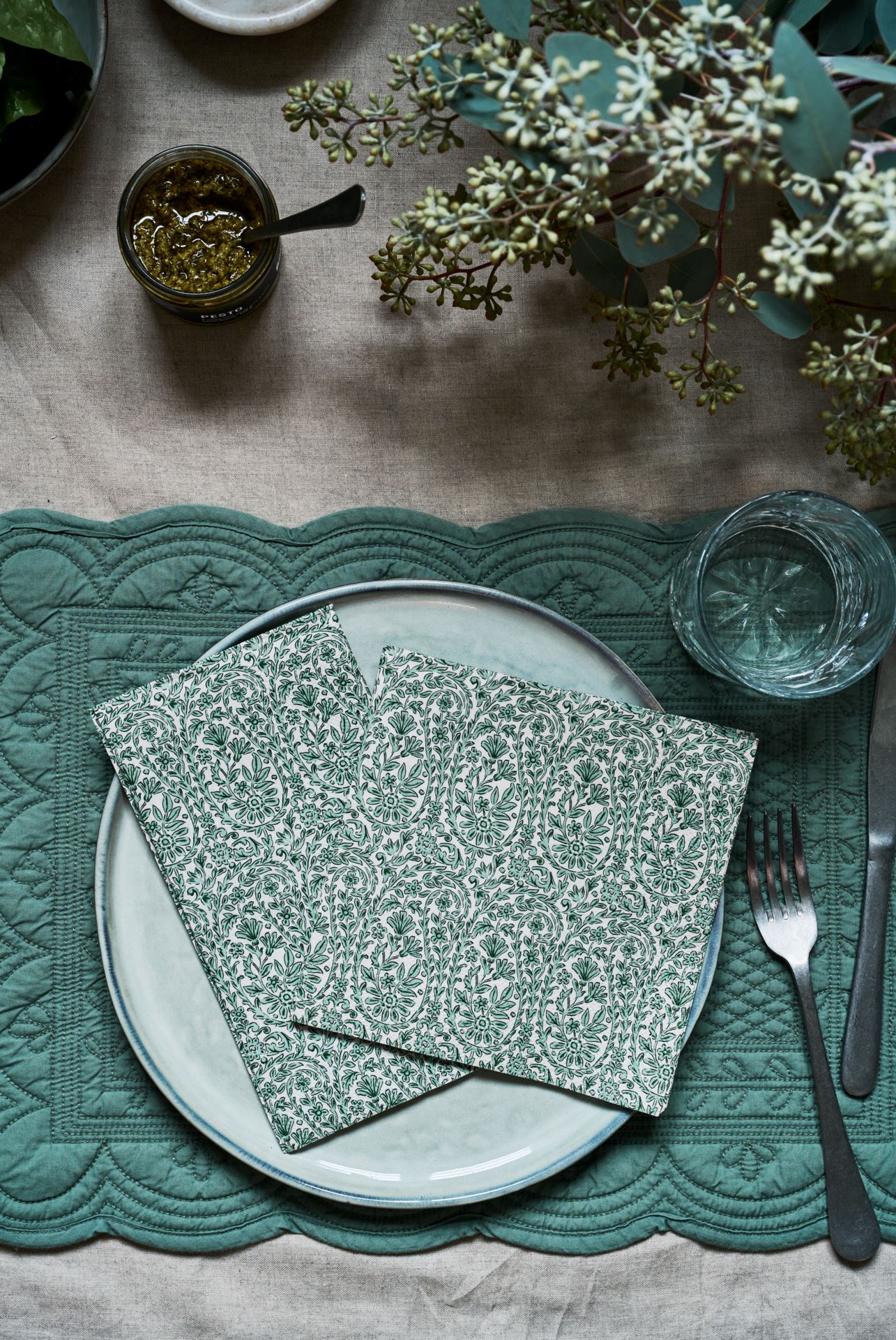 Papirservietter multi grønn - 4