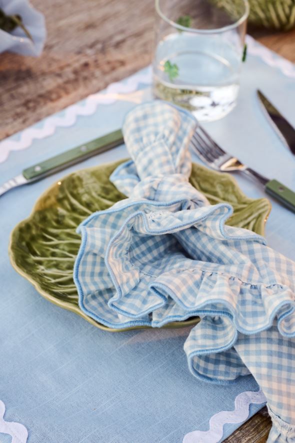 2pk tøyserviett lys blå - 45x45 cm lys blå - 1