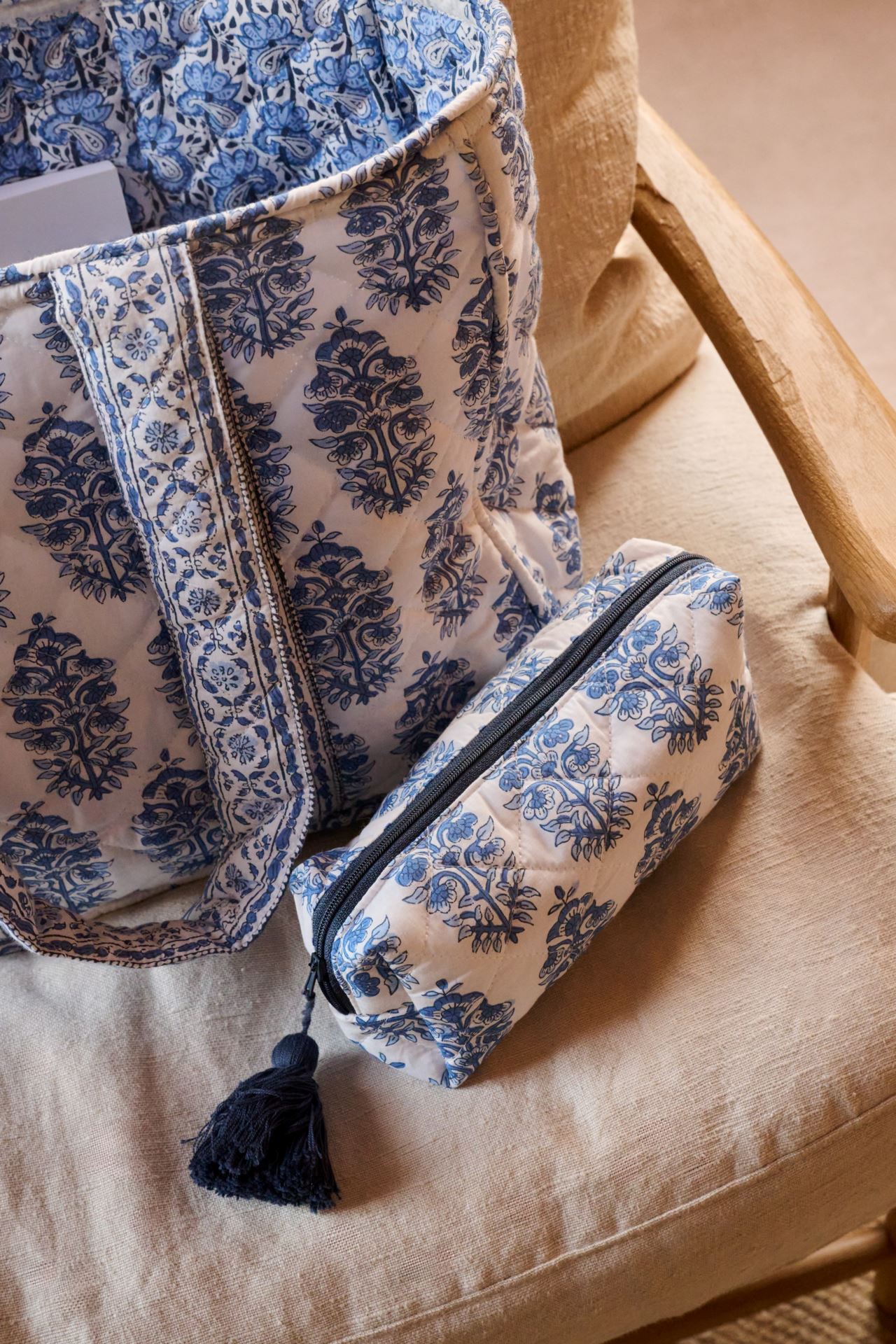 Liten toalettmappe blå - 3