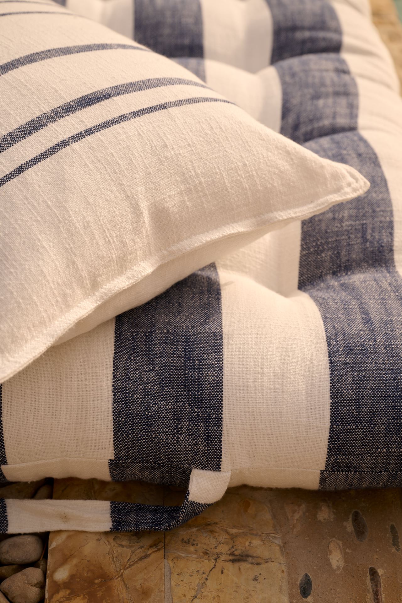 Foldbar sittepute marineblå - 4