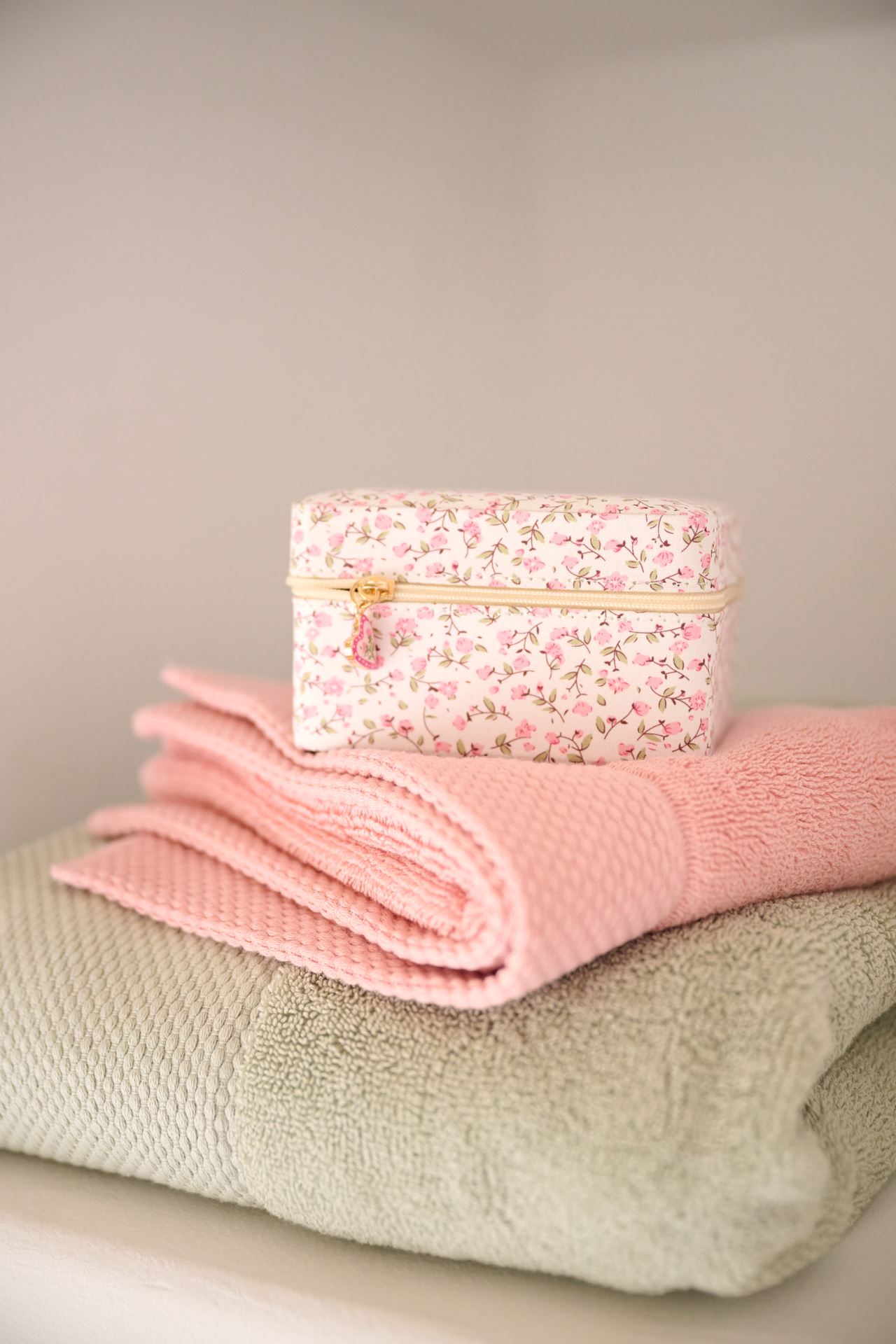 Smykkeskrin m/glidelås rosa - 2