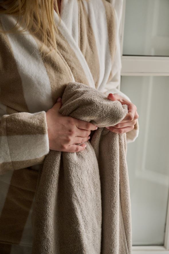 Badekåpe beige - 5