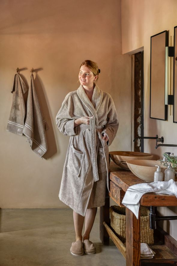 Badekåpe beige - 8