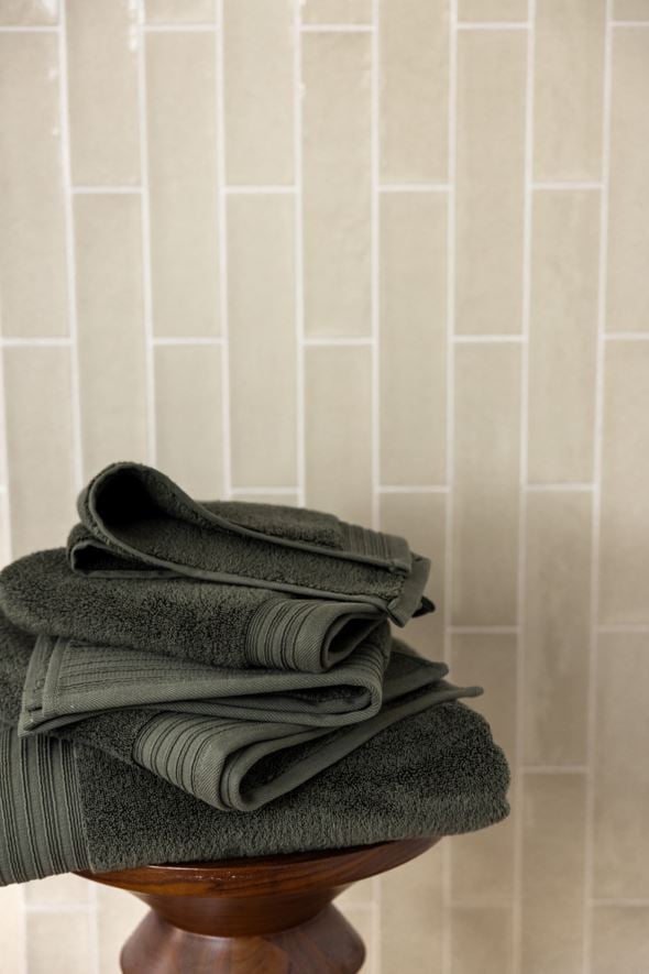 Gjestehåndkle olivengrønn - 4