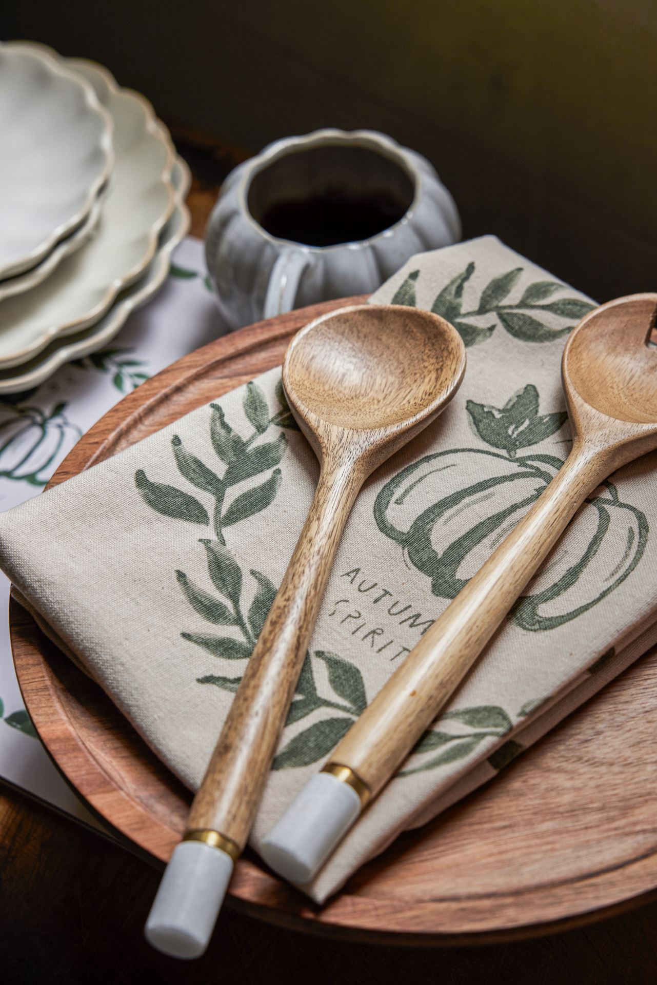 Salatbestikk brun - 5