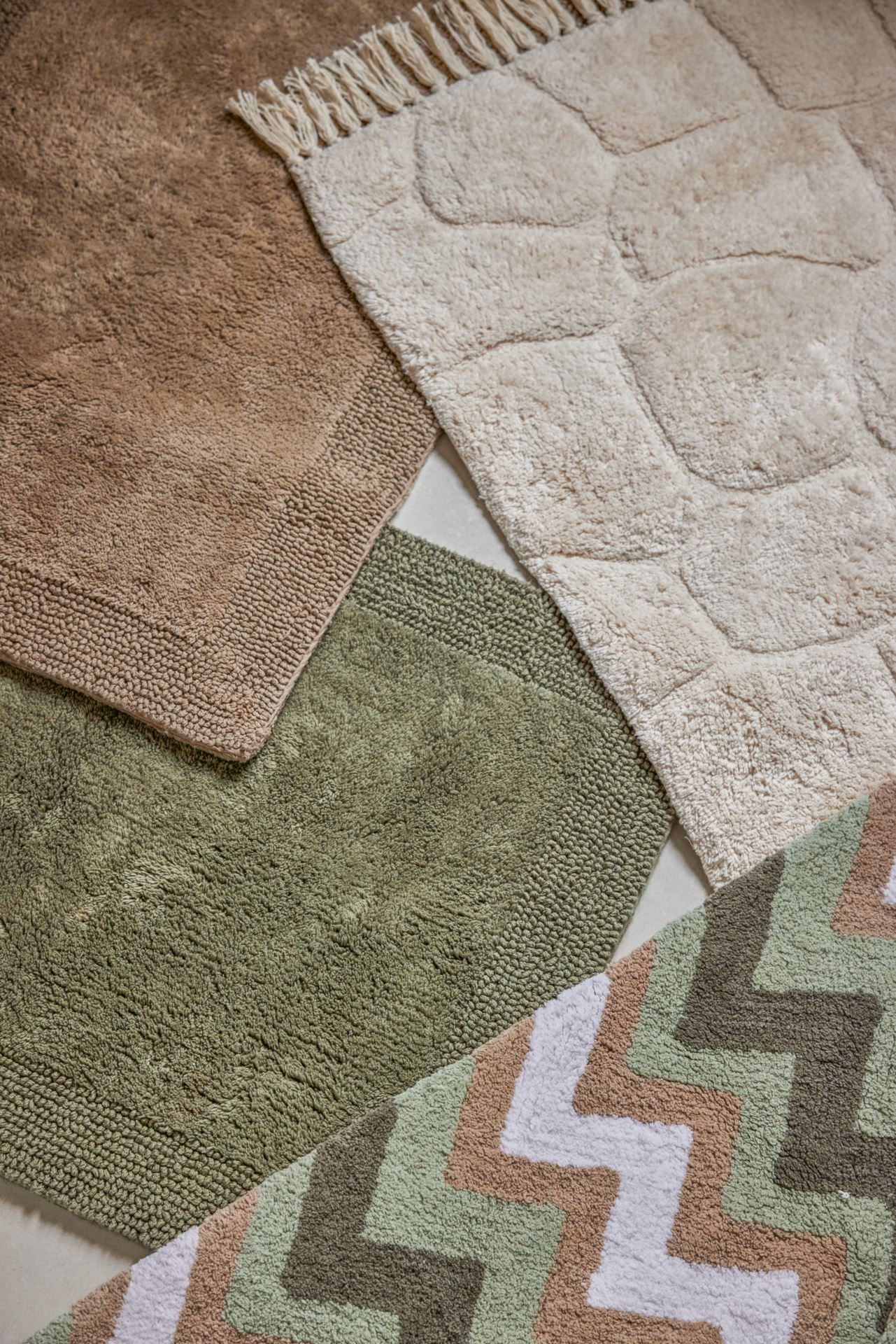 Badematte olivengrønn - 3