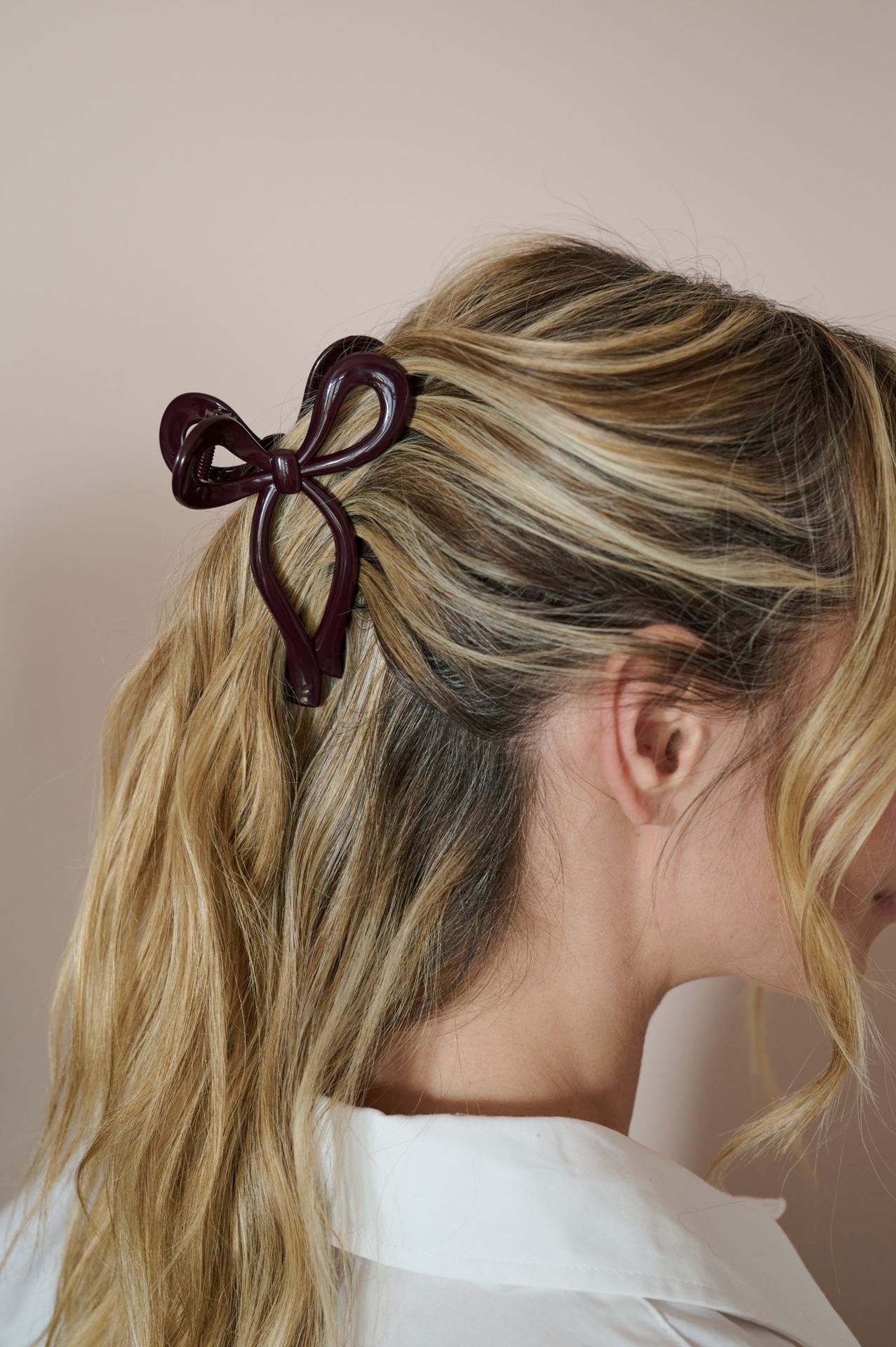 Hårklype burgunder - 2