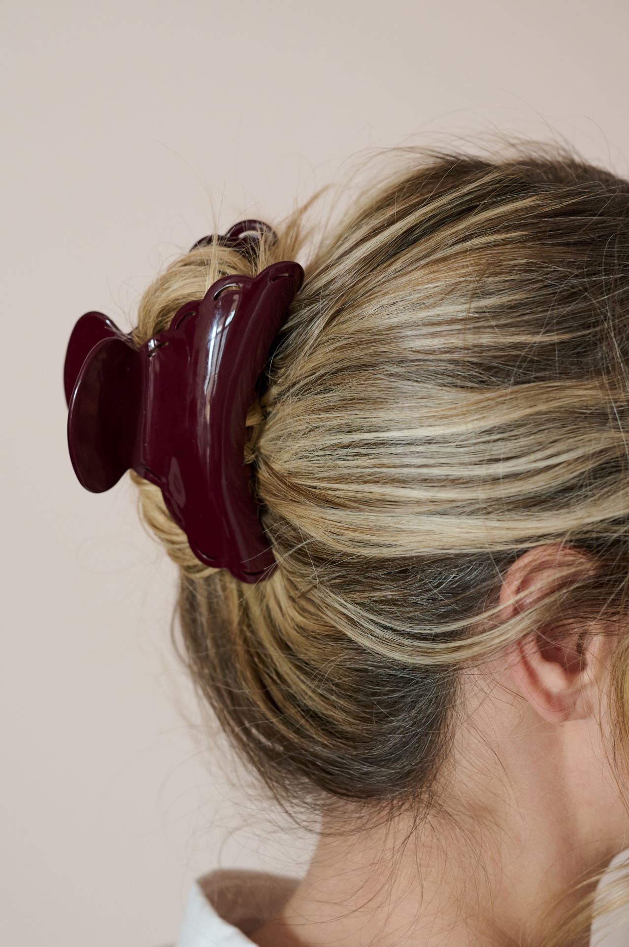 Hårklype burgunder - 2