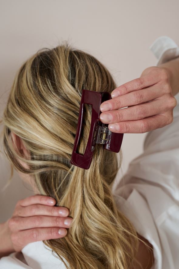 Hårklype burgunder - 2