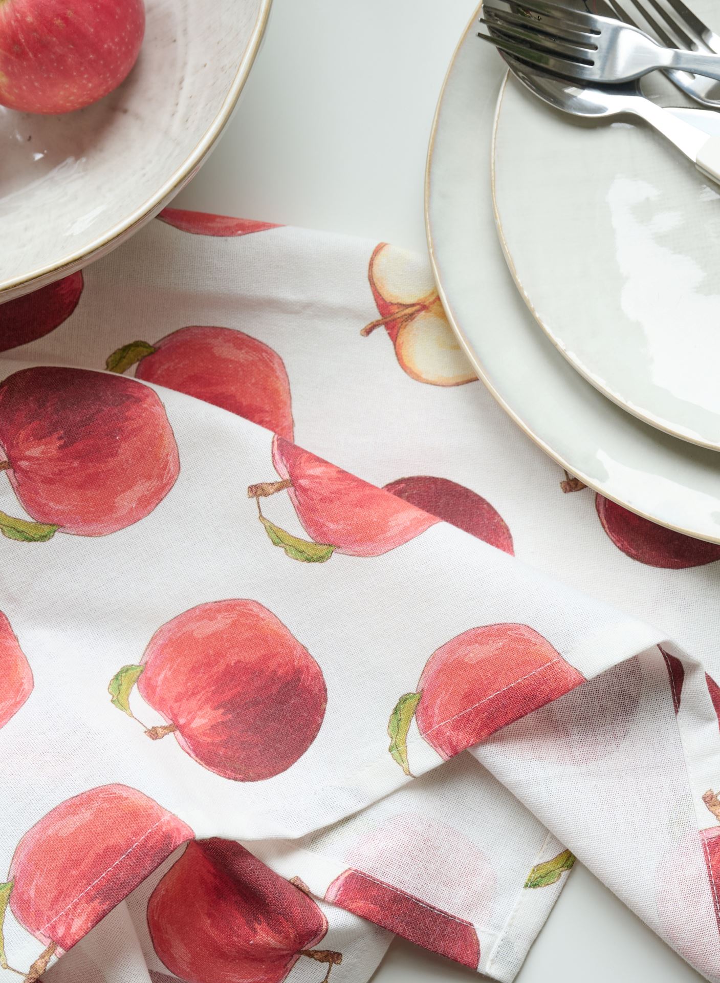 Kjøkkenhåndkle rød - 2