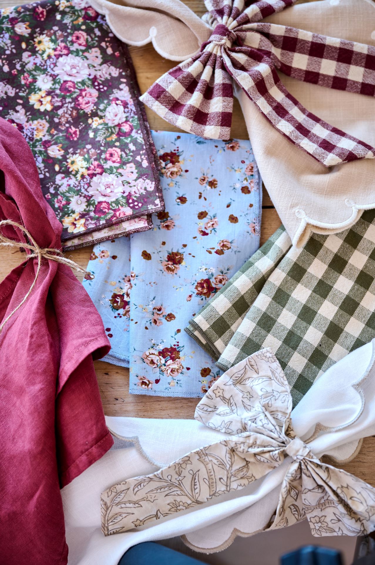 Serviettring burgunder - 2