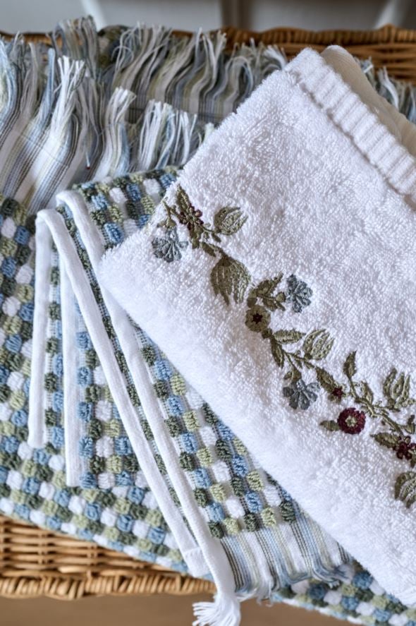 Håndkle multi grønn - 3