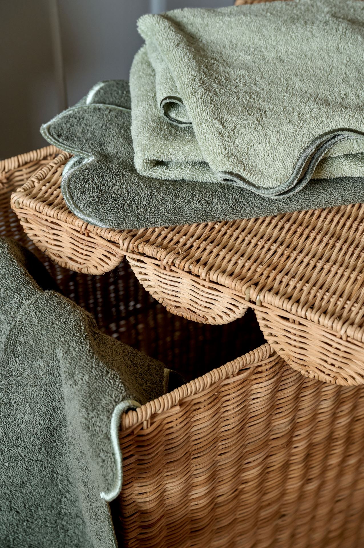 Gjestehåndkle mørk grønn - 2