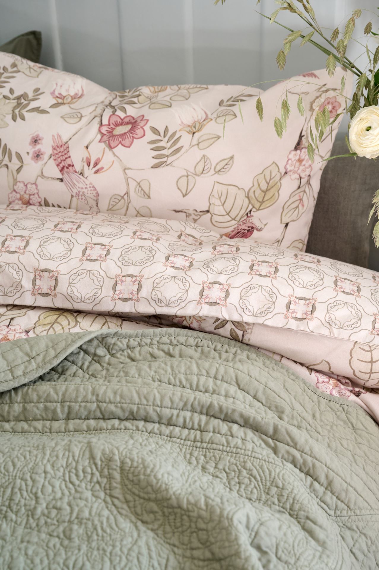 Sengesett multi grønn - 6