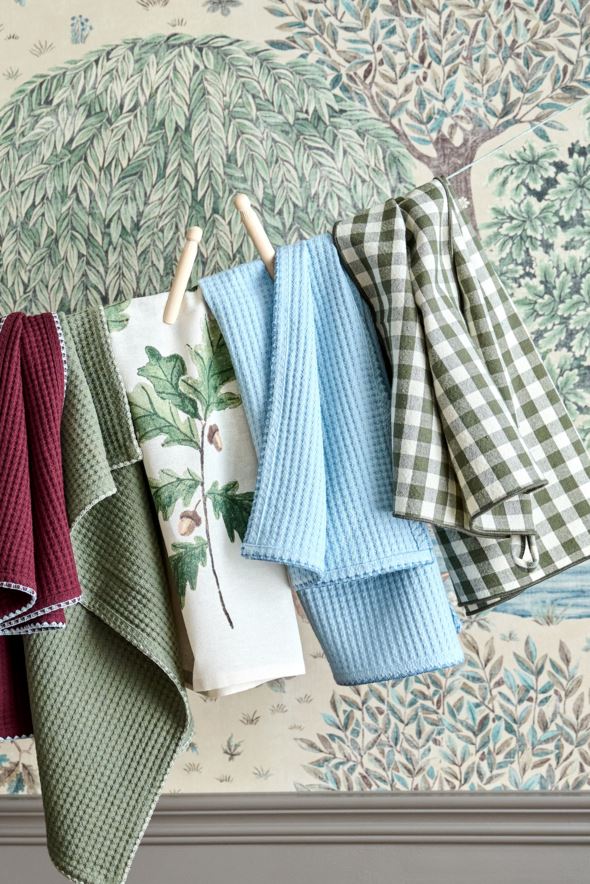 Kjøkkenhåndkle grønn - 2