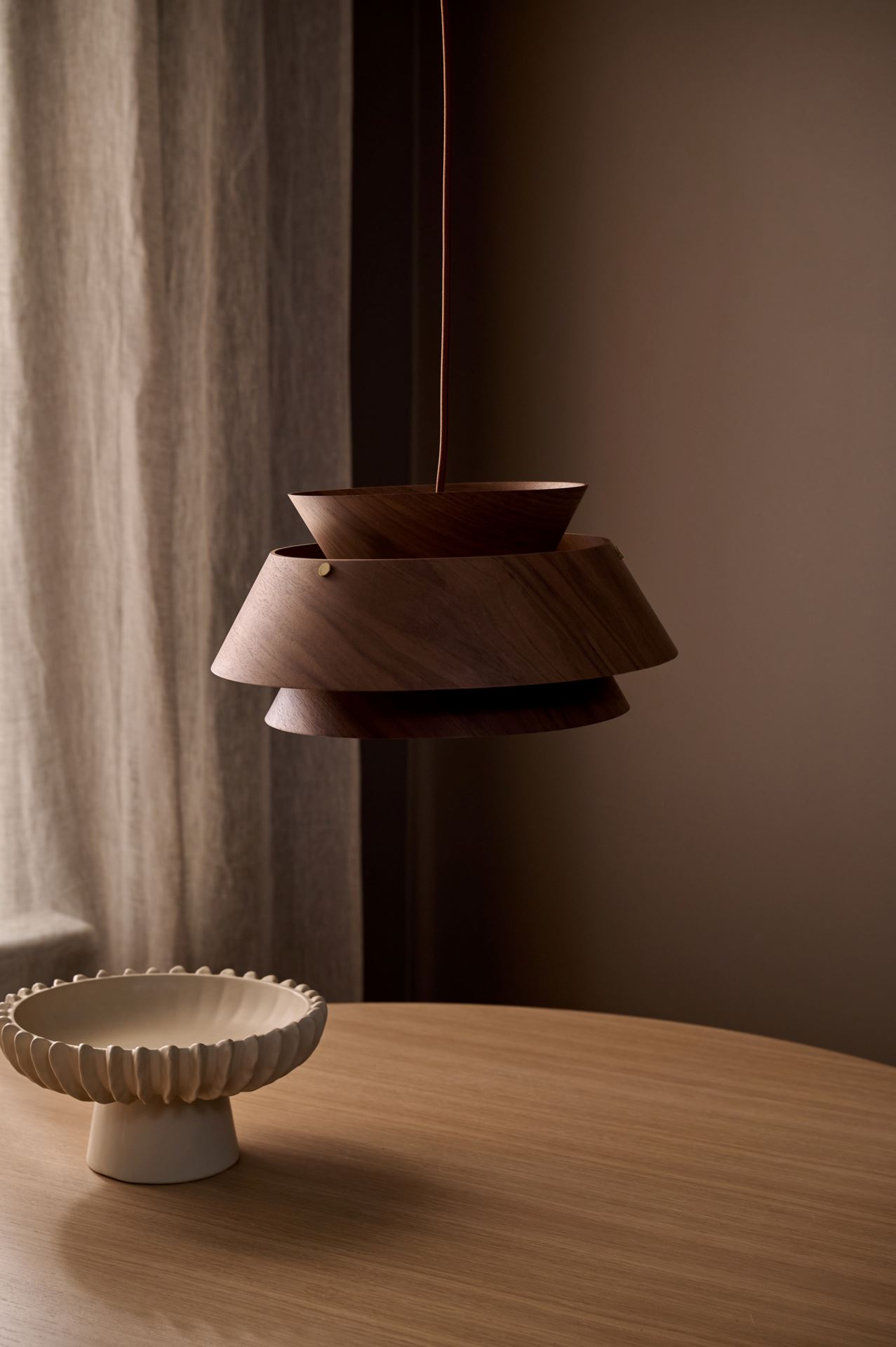 Taklampe brun - 21 cm ø33 brun - 1